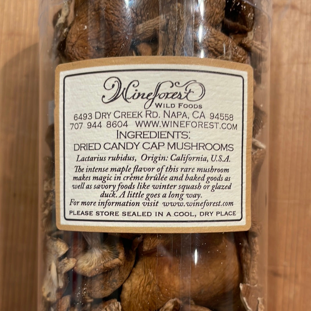 Wine Forest Dried Wild Candy Cap Mushroom - 19g