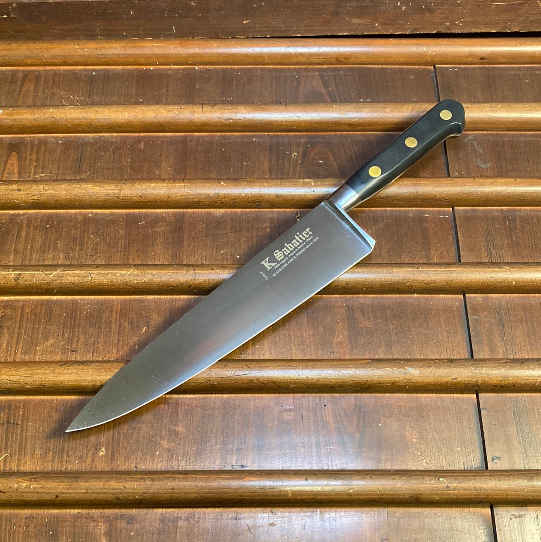 Chef Knife  Kitchen Review Sabatier Authentique Carbon Steel Chef Knife