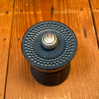 Peugeot Bali Fonte Manual Pepper Mill in Cast Iron Blue 8 cm