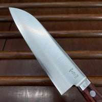 Hitohira Imojiya MZ 145mm Santoku VG-1 Imitation Mahogany Handle