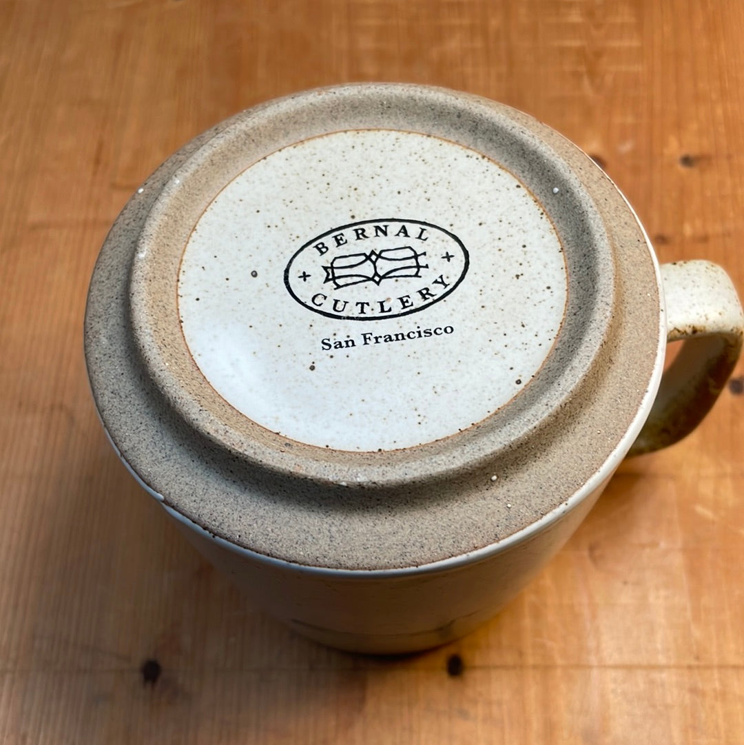 Retro Style Stoneware Coffee and Tea Mug