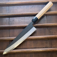 Hitohira Tanaka Kyuzo 240mm Gyuto Aogami 1 Yakisugi Cedar