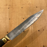 Friedr Herder 6.75” Clip Point Utility Knife Carbon Steel 1990’s Solingen