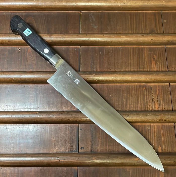 Morihei Hisamoto Hagane 240mm Gyuto Carbon Steel Pakka Handle