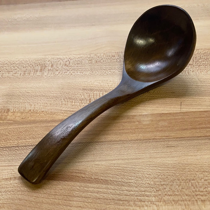 Round Wooden Serving Ladle