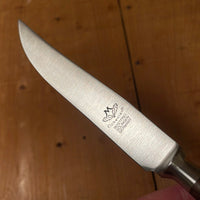 Eichenlaub Forged Tableware Steak Knife Set Stainless Walnut Matte Handles - 6 Pieces