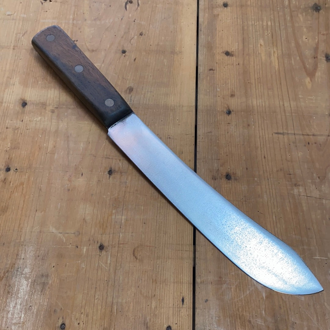 Unmarked 10” Bullnose Scimitar Carbon Steel USA 1930’s?