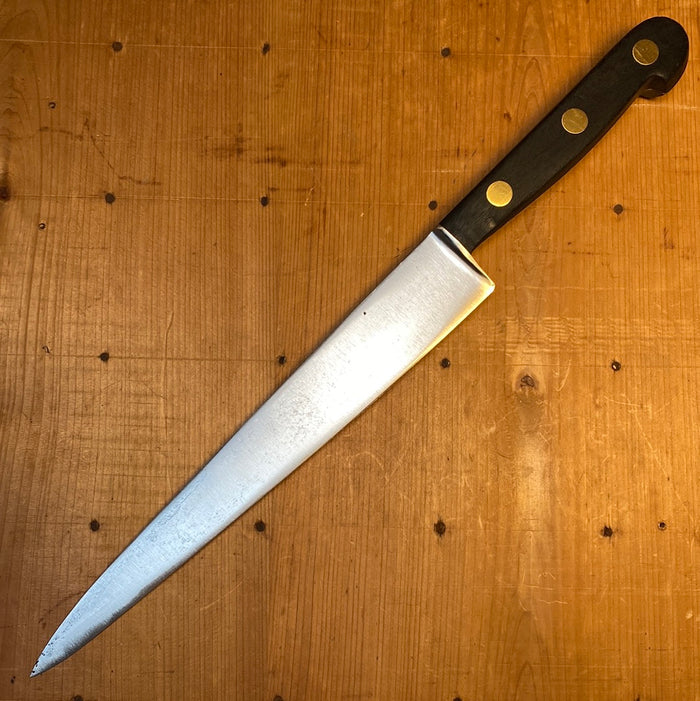 American 10" Flexible Slicer Hand Forged Carbon Steel Ebony Brass