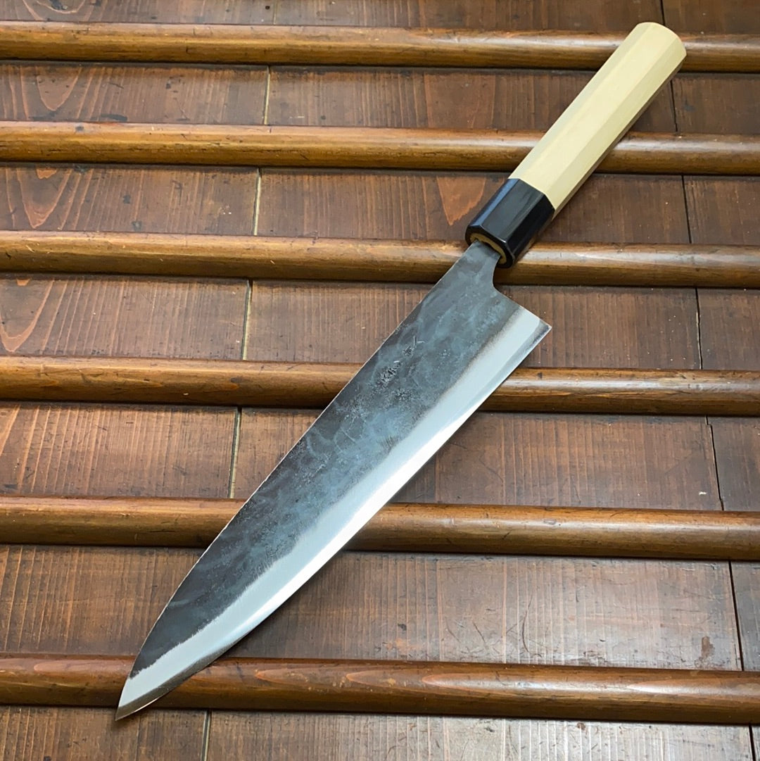 Tosa Tadayoshi x Bernal Cutlery 250mm Gyuto Aogami 1 Stainless Clad Oct Ho/Horn