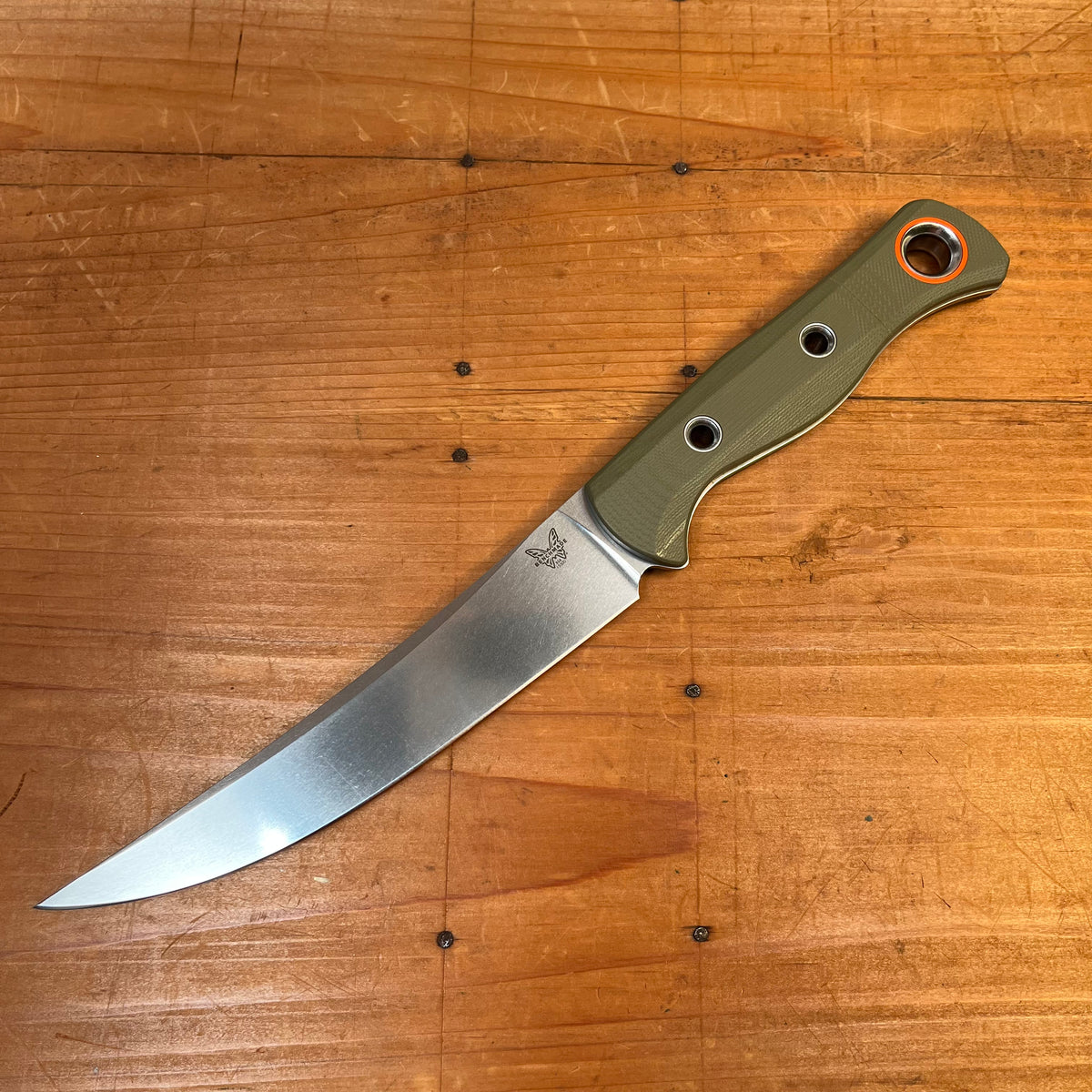 Benchmade 15500-3 Meatcrafter - Fixed Blade - OD Green G10