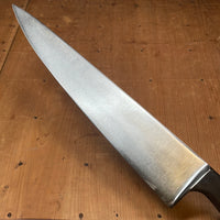 German 11.5" Hand Forged Carbon Steel Chef Knife ~1950's