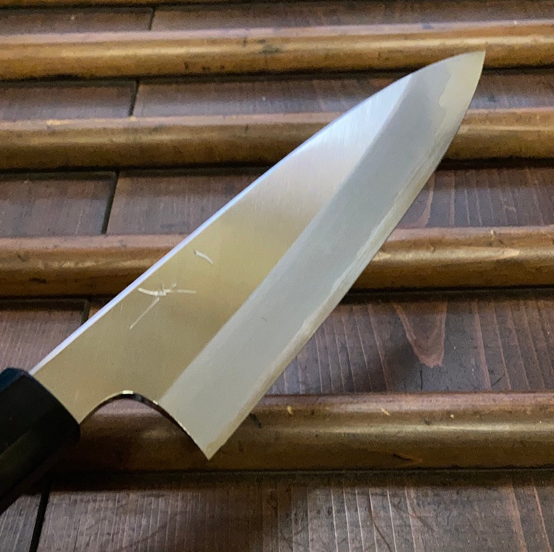 Hitohira Togashi 165mm Utility Stainless Clad Shirogami 1 Ho Wood Handle