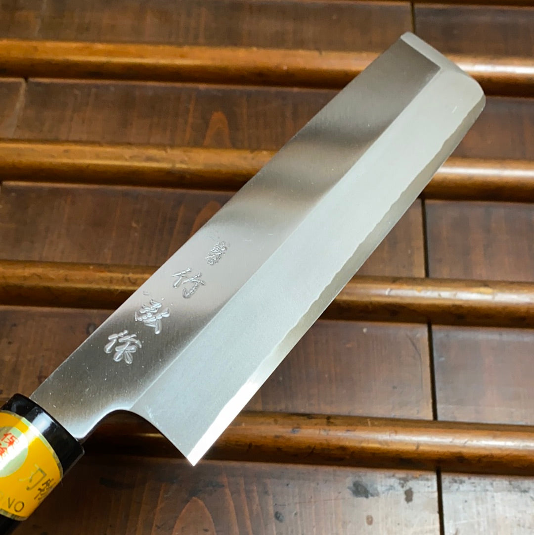 Takehiro 180mm Usuba Iron & SK Carbon Tool Steel PC Poplar