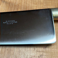 E. Peter Paris Nogent Style 10" Chef Carbon Steel Late 19th Early 20th C VGC