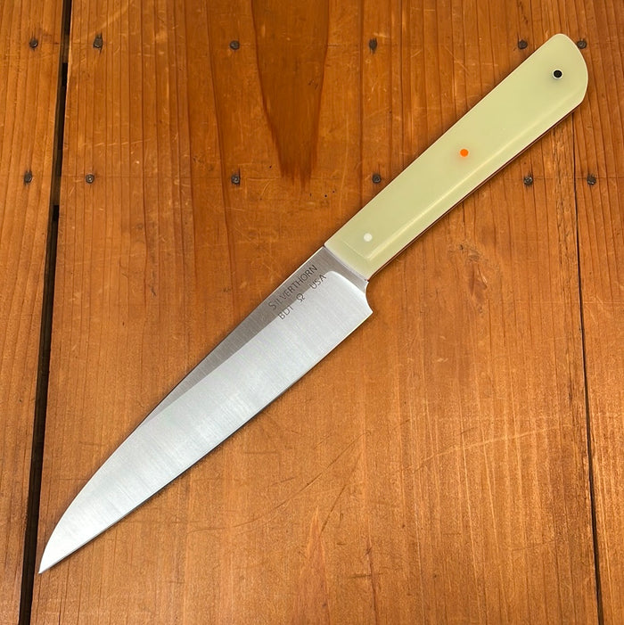 Silverthorn 6" Petty BD1 Stainless Steel Green G10 Handle