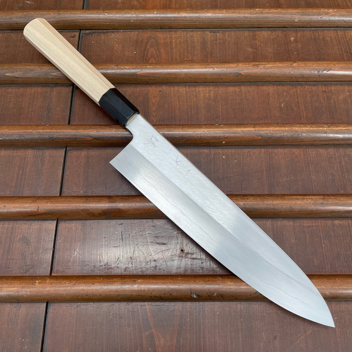 Hitohira Kikuchiyo Ren 240mm Gyuto Ginsanko Ho Wood