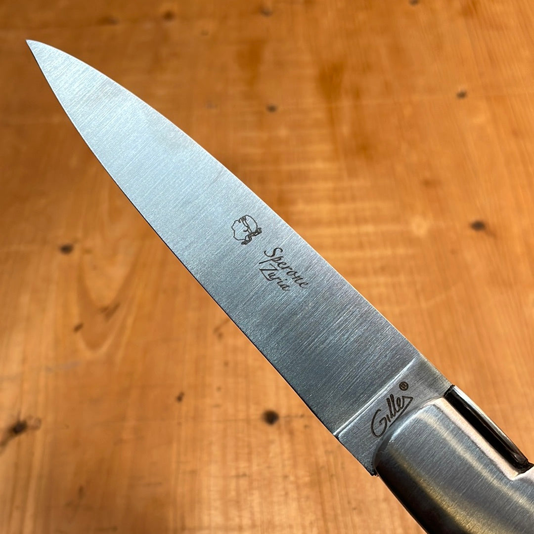 Fontenille Pataud Sperone 12cm Pocket Knife Curly Birch Lockback