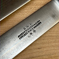 Joseph Rodgers & Sons Set of 6 Dinner Knives Carbon Steel Edwardian ~1901-1910