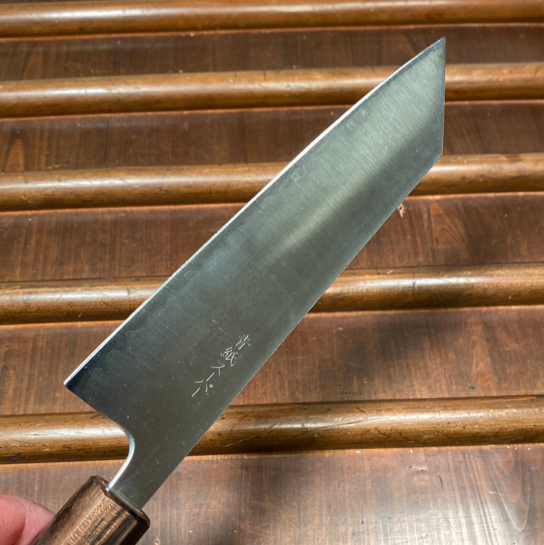 Hitohira Futana SB 170mm Bunka Aogami Super Migaki Cherry Wood