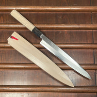 Hitohira Kikuchiyo Manzo 210mm Yanagi Aogami 2 Ho Wood with Saya