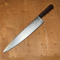 Bear Brand 12" Chef Knife Carbon Steel USA ~1950's