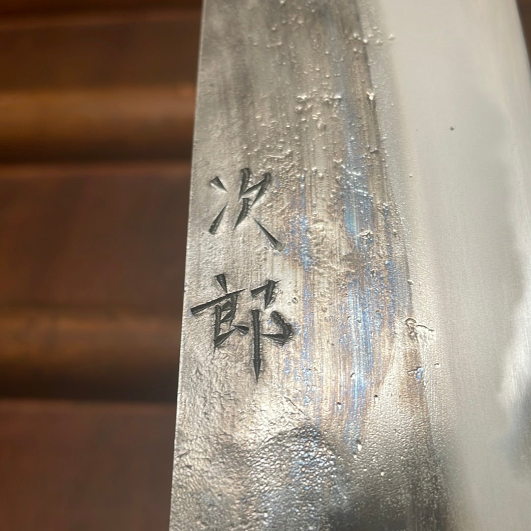 Jiro Nakagawa 150mm Yo Petty Shirogami 1 Tsuchime Tagayasan Handle #355