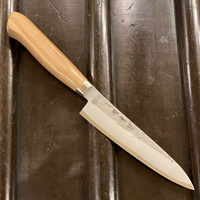 Hitohira TD 125mm Petty Stainless Clad Aogami 2 Nashiji Western