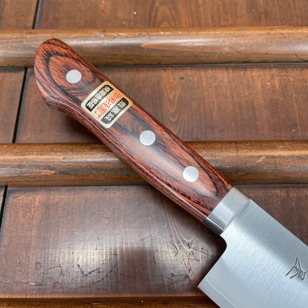 Hitohira Imojiya MZ 180mm Gyuto VG-1 Imitation Mahogany Handle