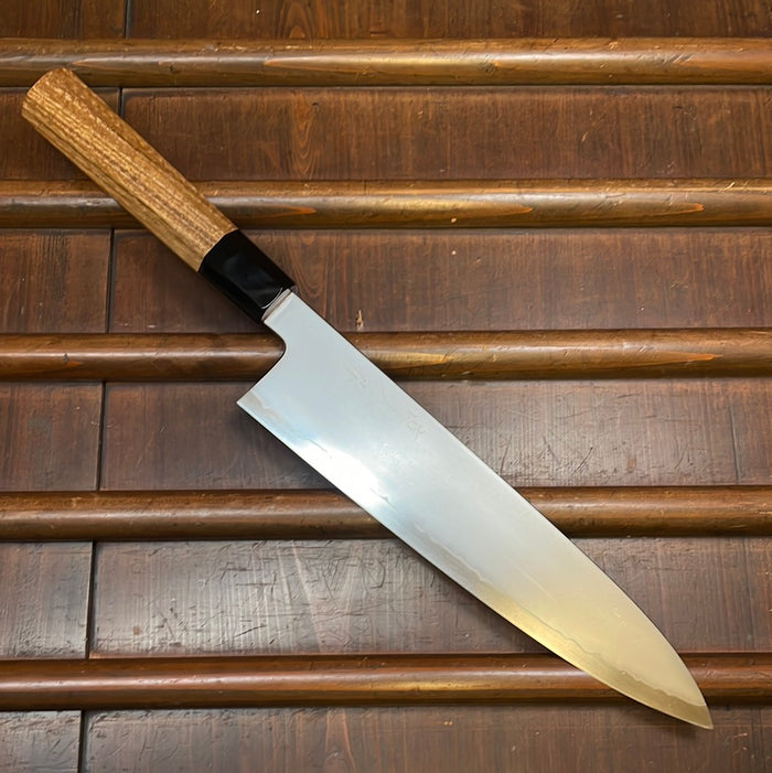 Myojin Naohito 240mm Gyuto SG2 Stainless Kasumi Teak