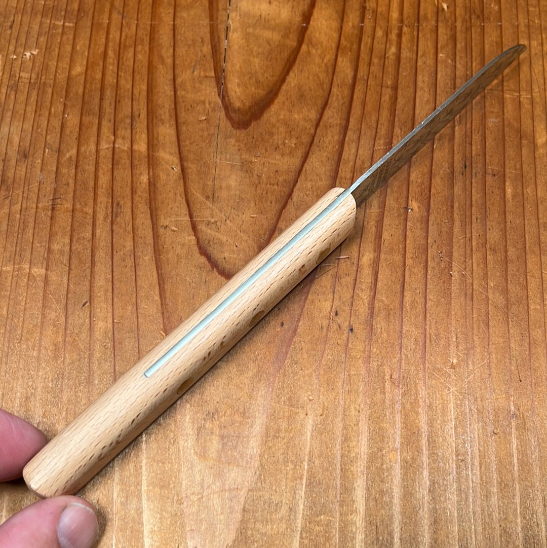 Friedr Herder 3.25" Paring Knife Carbon Ranken Design Blade Beech