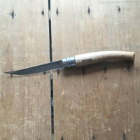 Opinel #10 Slim Folding Knife Stainless Beech