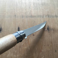 Opinel #10 Slim Folding Knife Stainless Beech