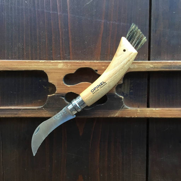 Opinel No. 10 Folding knife Carbon Steel Blade Beechwood Handle - Smoky  Mountain Knife Works