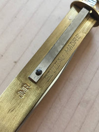 Lagarde Tonneau Barrel Knife Birch & Brass Handle