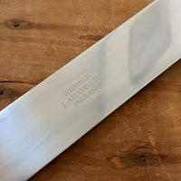 J Adams 12" Chef Knife Carbon Steel Pinned Rosewood