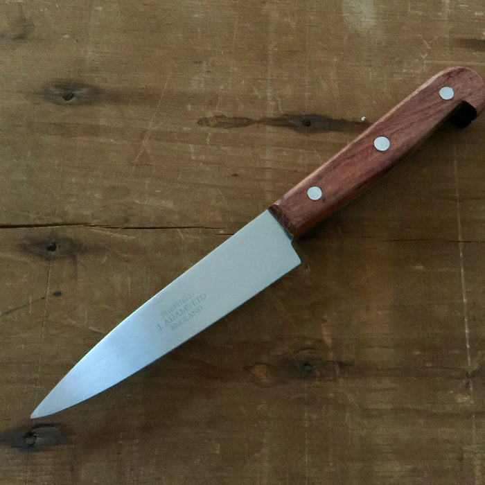 J Adams 4" Paring Knife Carbon Steel Pinned Rosewood