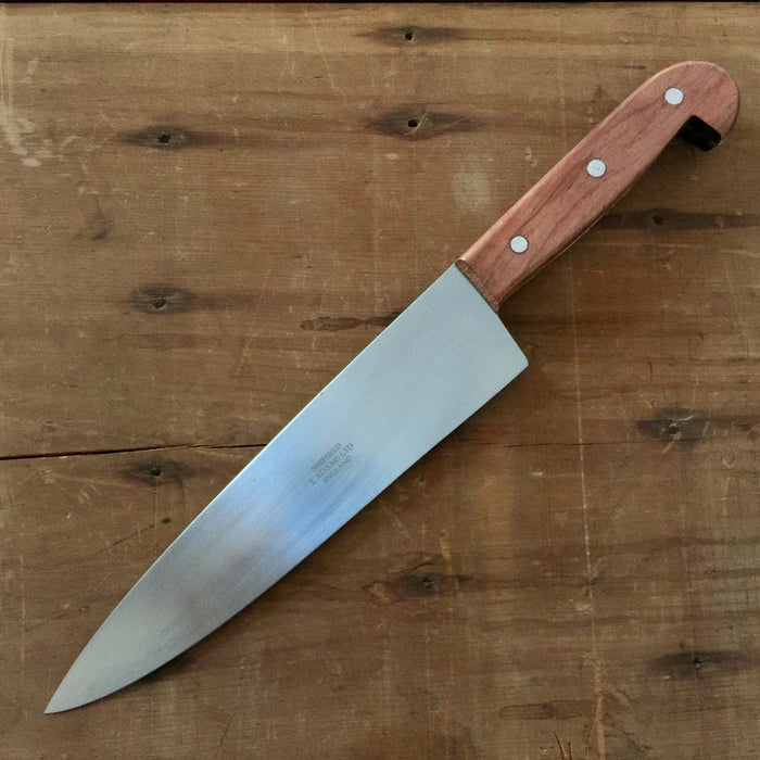 J Adams 8" Chef Knife Carbon Steel Pinned Rosewood