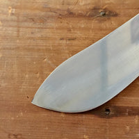 John Nowill 19th Century Pattern 8" Bullnose Butcher Knife Carbon Steel Beechwood Handle