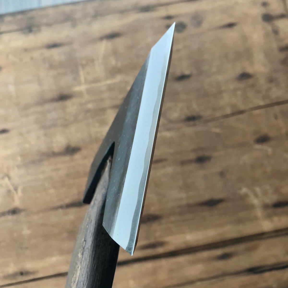 Mizuno Jigata Hand Axe Curved Burnt Kanto Oak Handle – Bernal Cutlery