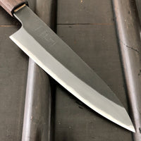 Tagai Sanjo 135mm Petty Stainless Clad Shirogami 2 Oak and Wenge Handle