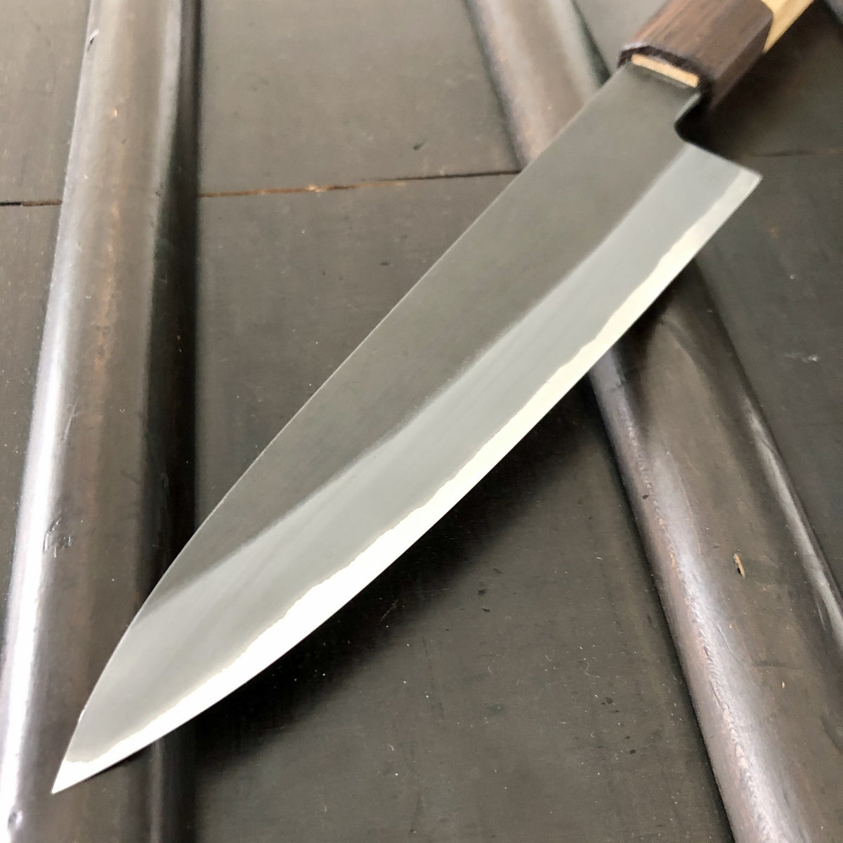 Tagai Sanjo 150mm Petty Stainless Clad Shirogami 2 Oak and Wenge Handle