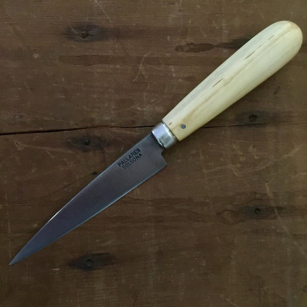 Pallares Solsona - Kitchen Knife - Boxwood Handle - 34cm - Carbon